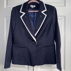 Navy and white Blazer